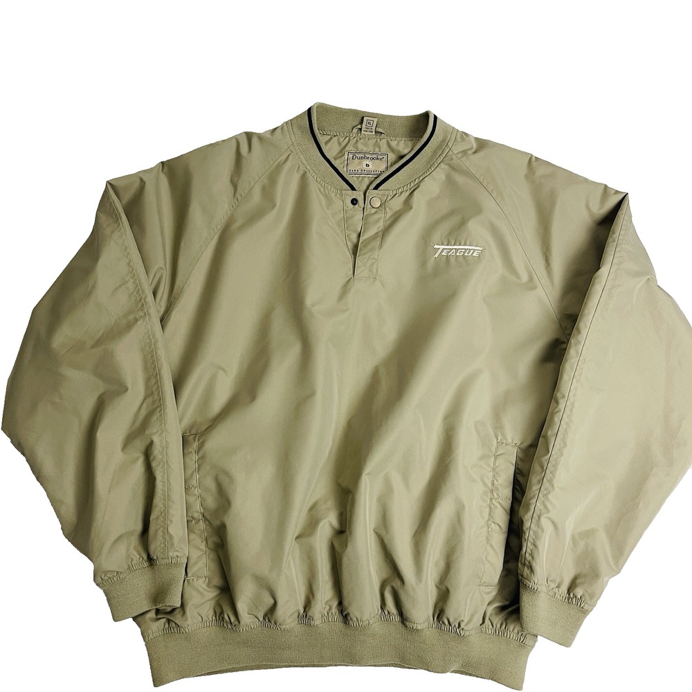 Vintage 80s Dunbrooke Club Collection Windbreaker Pullover Men's XL Teague